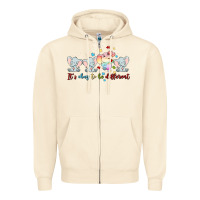 Sandshell it's okay to be different Zipper Hoodie - MaliasSmallBusiness