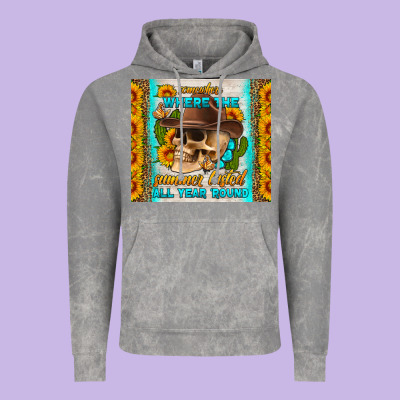 Somewhere Where The Summer Lasted All Year Around Tumbler Vintage Hoodie Designed By Hra Design Shop