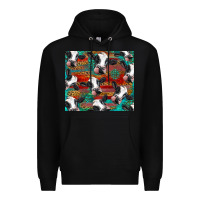 Black holstein cows with gemstone Premium Hoodie - BarkalooDesign