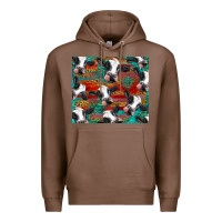Chestnut holstein cows with gemstone Premium Hoodie - BarkalooDesign