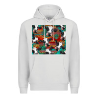 Dove Grey holstein cows with gemstone Premium Hoodie - BarkalooDesign