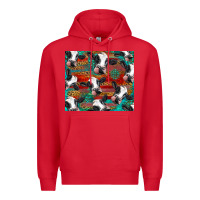 Red holstein cows with gemstone Premium Hoodie - BarkalooDesign