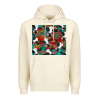 Sandshell holstein cows with gemstone Premium Hoodie - BarkalooDesign