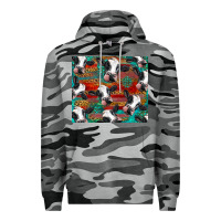 Slate Camo holstein cows with gemstone Premium Hoodie - BarkalooDesign