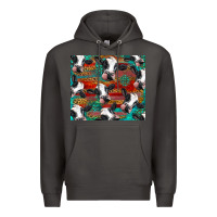 Smoke holstein cows with gemstone Premium Hoodie - BarkalooDesign