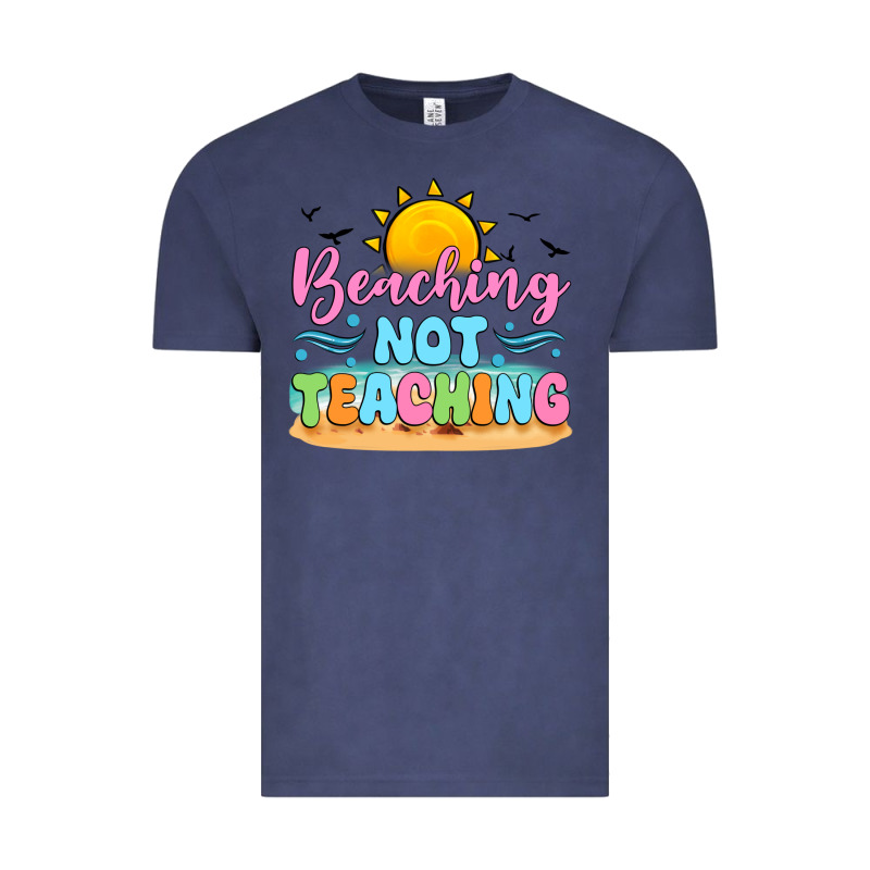 Beaching Not Teaching Black Back Vintage Tee by JahusDesignShop | Teevron
