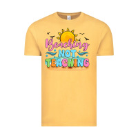 Vintage Mustard beaching not teaching black back Vintage Tee - JahusDesignShop