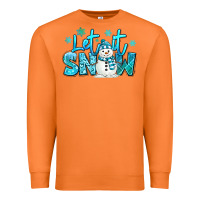 Carrot let it snow winter snowman Premium Sweatshirt - MaliasSmallBusiness