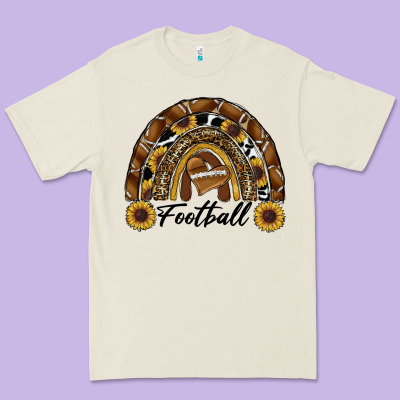 Football Rainbow Premium Tee Designed By Ranaportraitstore