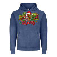 Vintage Denim Christmas granna claus Vintage Hoodie - FaDigitalArtStudio