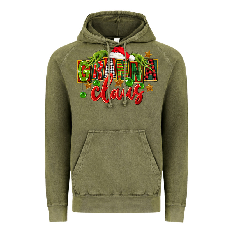 Christmas Granna Claus Vintage Hoodie by FaDigitalArtStudio | Teevron