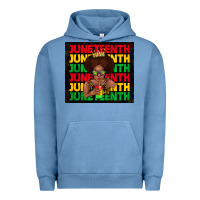Pigment Pebble Blue juneteenth cute kid Urban Hoodie - TumblerDesignByShophia