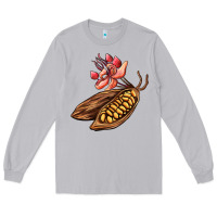 Moon Dust cacao beans and flowers Long Sleeve Tee - AdoDesignShop