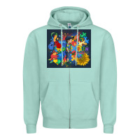 Seafoam autism awareness Zipper Hoodie - MaliasSmallBusiness