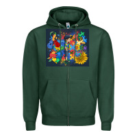 Sports Green autism awareness Zipper Hoodie - MaliasSmallBusiness