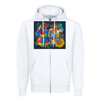 White autism awareness Zipper Hoodie - MaliasSmallBusiness