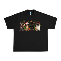 Black christmas chihuahua pitbull pug dachshund Urban Heavy Tee - JahusDesignShop