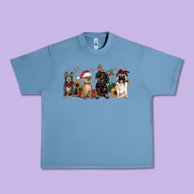 Christmas Chihuahua Pitbull Pug Dachshund Urban Heavy Tee Designed By Jahusdesignshop