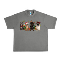 Tornado christmas chihuahua pitbull pug dachshund Urban Heavy Tee - JahusDesignShop