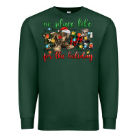 Sports Green no place like for the holiday Premium Sweatshirt - MaliasSmallBusiness