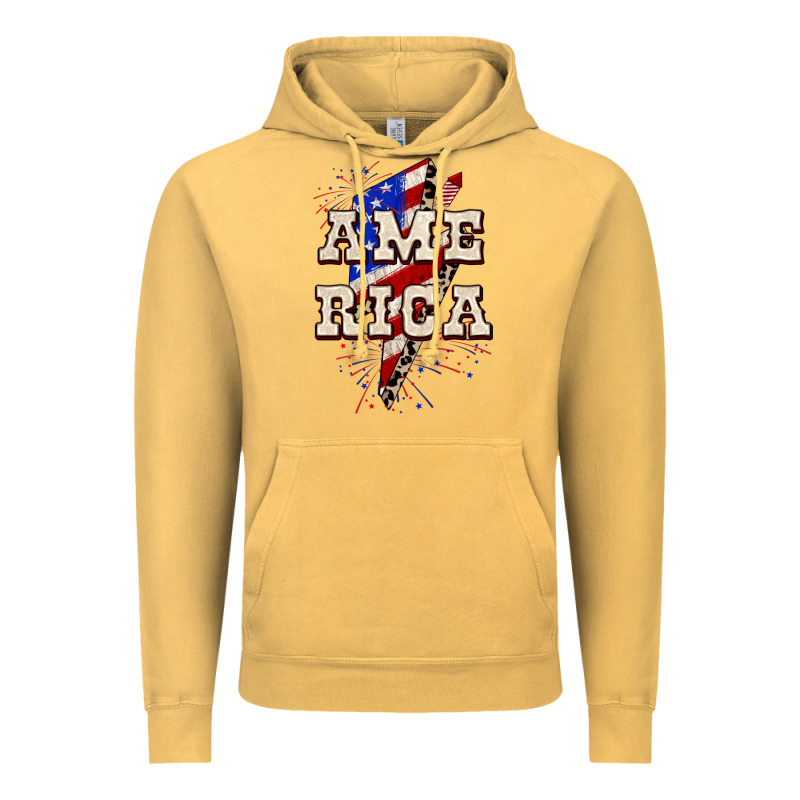 America 4th Of July Vintage Hoodie by CowGirlArtShop | Teevron