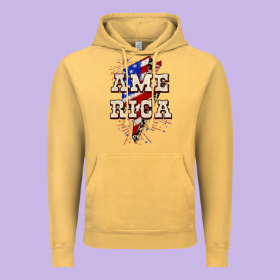 America 4th Of July Vintage Hoodie Designed By Cowgirlartshop