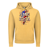 Vintage Mustard America 4th of July Vintage Hoodie - CowGirlArtShop