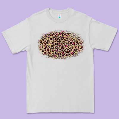Leopard Pattern Premium Tee Designed By Ranaportraitstore