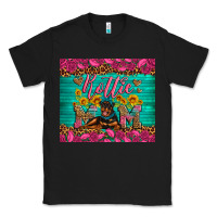 Black Rottie mom with roses Classic Tee - Artiststas