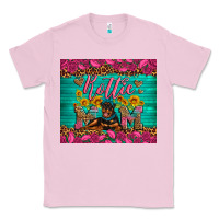 Bubblegum Pink Rottie mom with roses Classic Tee - Artiststas