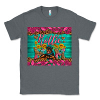 Charcoal Heather Rottie mom with roses Classic Tee - Artiststas