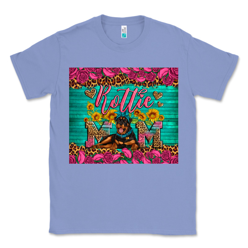 Rottie Mom With Roses Classic Tee by Artiststas | Teevron