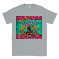 Heather Grey Rottie mom with roses Classic Tee - Artiststas