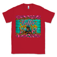 Red Rottie mom with roses Classic Tee - Artiststas