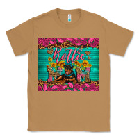 Toasted Coconut Rottie mom with roses Classic Tee - Artiststas