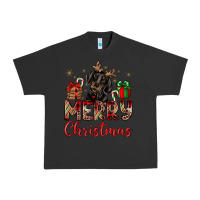 Pigment Black merry christmas dachshund Urban Heavy Tee - JahusDesignShop