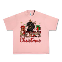 Salmon merry christmas dachshund Urban Heavy Tee - JahusDesignShop