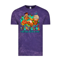 Cloud Purple thanksgiving calories dont count Vintage Tee - AdoDesignShop
