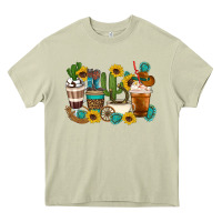 Mossy Coffee cups Heavy Core Tee - Artiststas