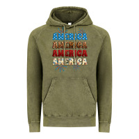 Vintage Olive Western America Vintage Hoodie - Neo Western
