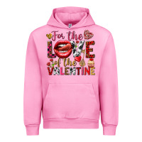 Fuchsia Pink For the love of the Valentine Urban Hoodie - HowdyJamesFarm