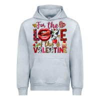 Heather Grey For the love of the Valentine Urban Hoodie - HowdyJamesFarm