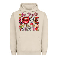 Pigment French Oak For the love of the Valentine Urban Hoodie - HowdyJamesFarm