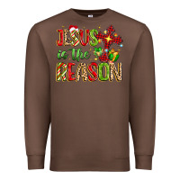 Chestnut jesus is the reason Premium Sweatshirt - MaliasSmallBusiness