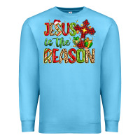Ocean Blue jesus is the reason Premium Sweatshirt - MaliasSmallBusiness