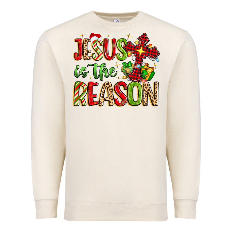Jesus Is The Reason Premium Sweatshirt by MaliasSmallBusiness | Teevron
