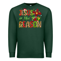 Sports Green jesus is the reason Premium Sweatshirt - MaliasSmallBusiness