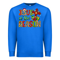 True Royal jesus is the reason Premium Sweatshirt - MaliasSmallBusiness