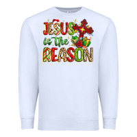 White jesus is the reason Premium Sweatshirt - MaliasSmallBusiness