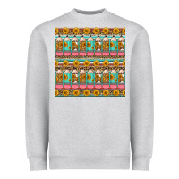 Heather Grey school teacher seamless pattern Heavyweight Sweatshirt - HRA Design Shop